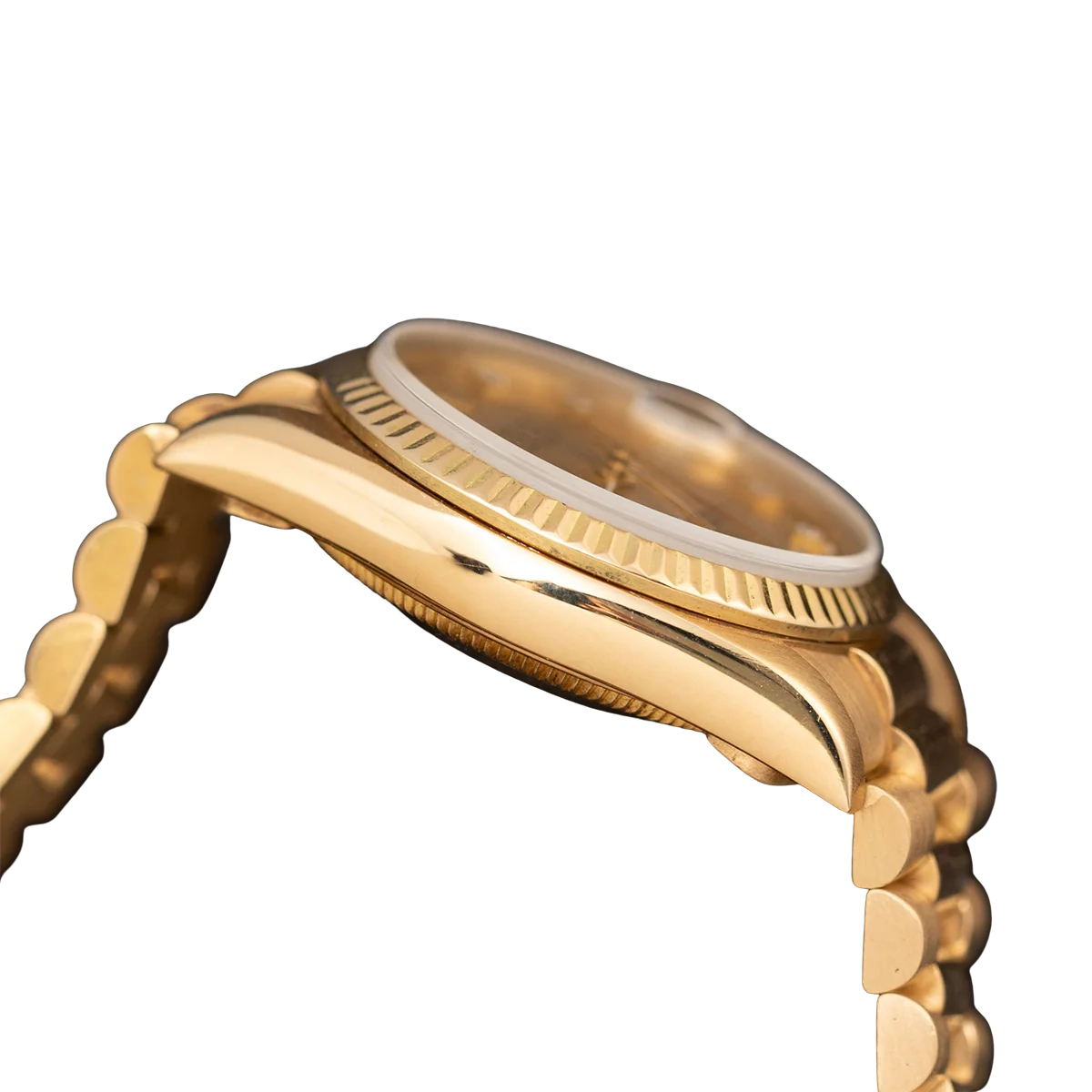 Presidential Rolex Datejust 68278 Fluted Bezel Watch 31mm Diamond Dial