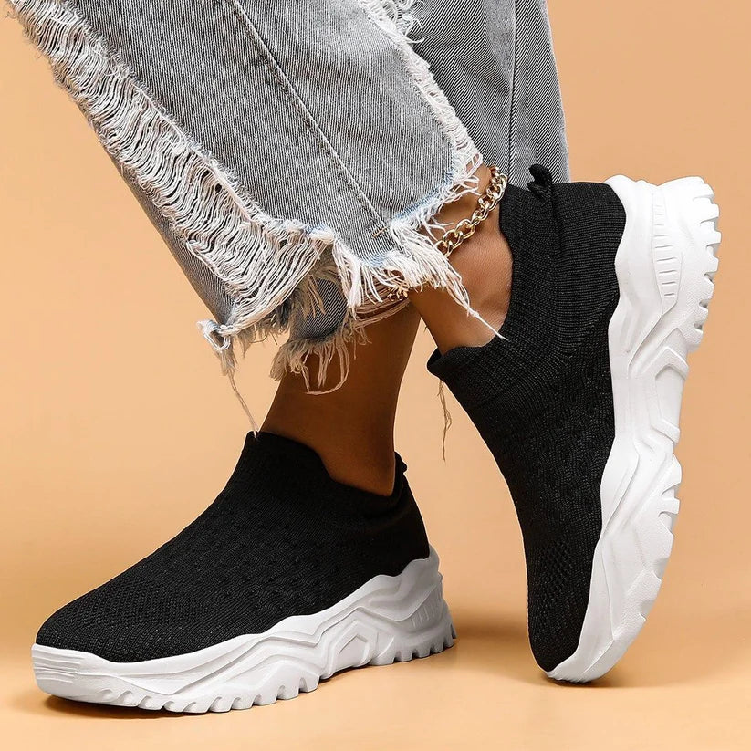 Ortho Cloud Slip Ons 1.0 - Black White