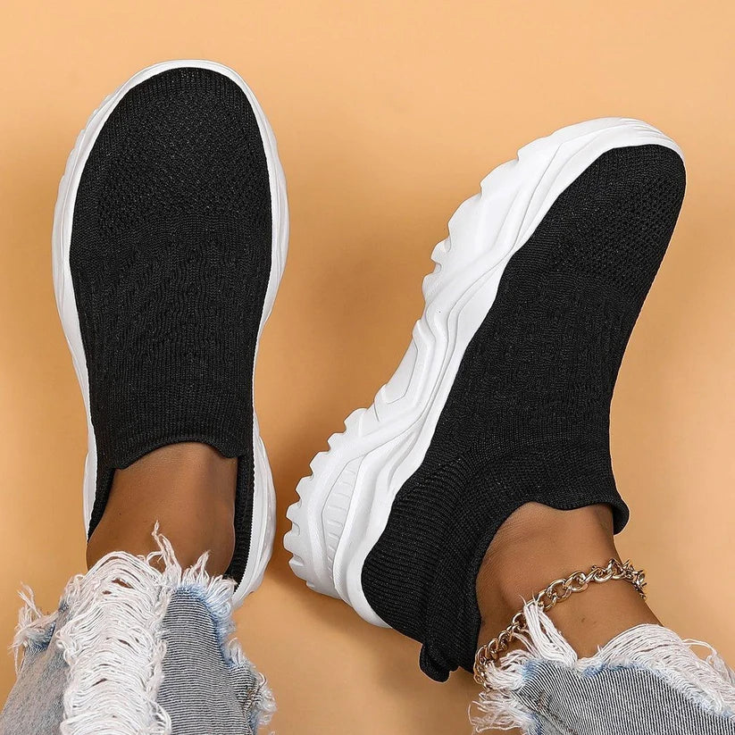 Ortho Cloud Slip Ons 1.0 - Black White