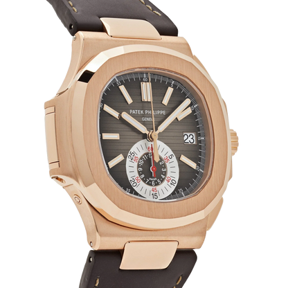 Nautilus 40mm 5980R-001 Chronograph Rose Gold Brown Dial
