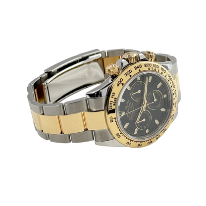 Daytona 40mm Yellow Gold Stainless Steel Black Dial 116503