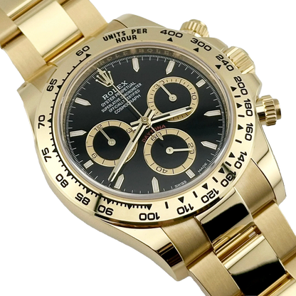 Daytona 40mm Yellow Gold Black Dial 126508  (2025)
