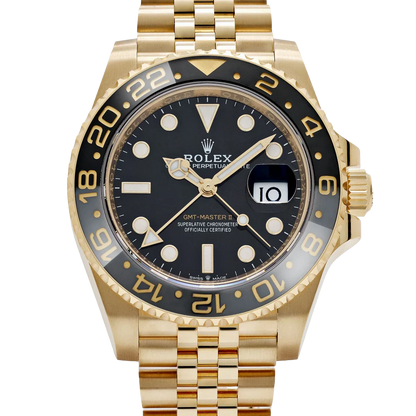 GMT-Master II 126718GRNR Yellow Gold Black Dial Jubilee (2025)
