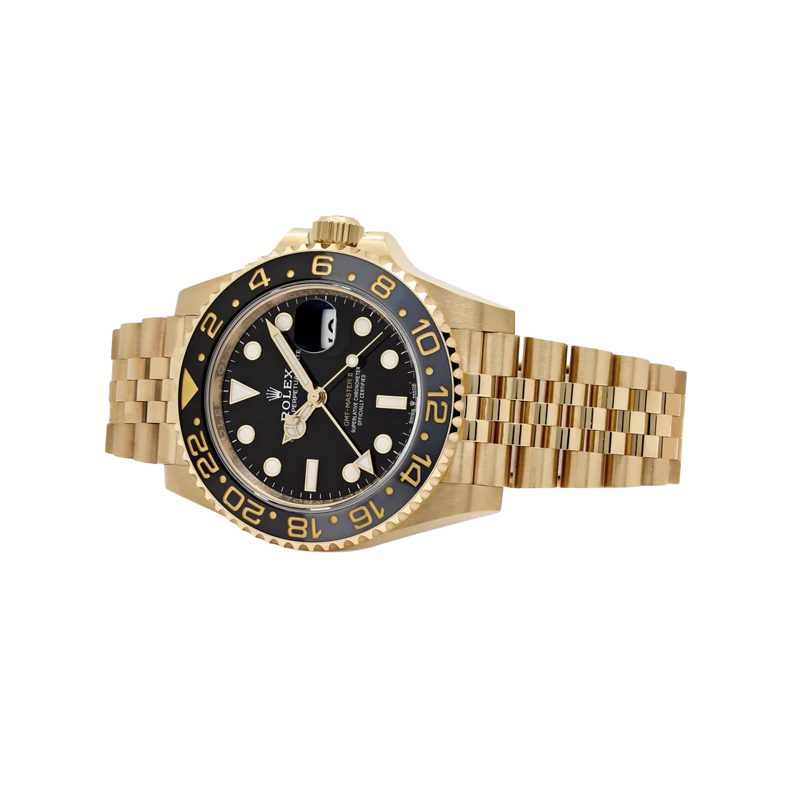 GMT-Master II 126718GRNR Yellow Gold Black Dial Jubilee (2025)